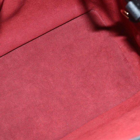 LOUIS VUITTON Monogram Empreinte Neo Noe Bag Black Beige M45497 LV Auth 81142SA - Picture 11 of 16